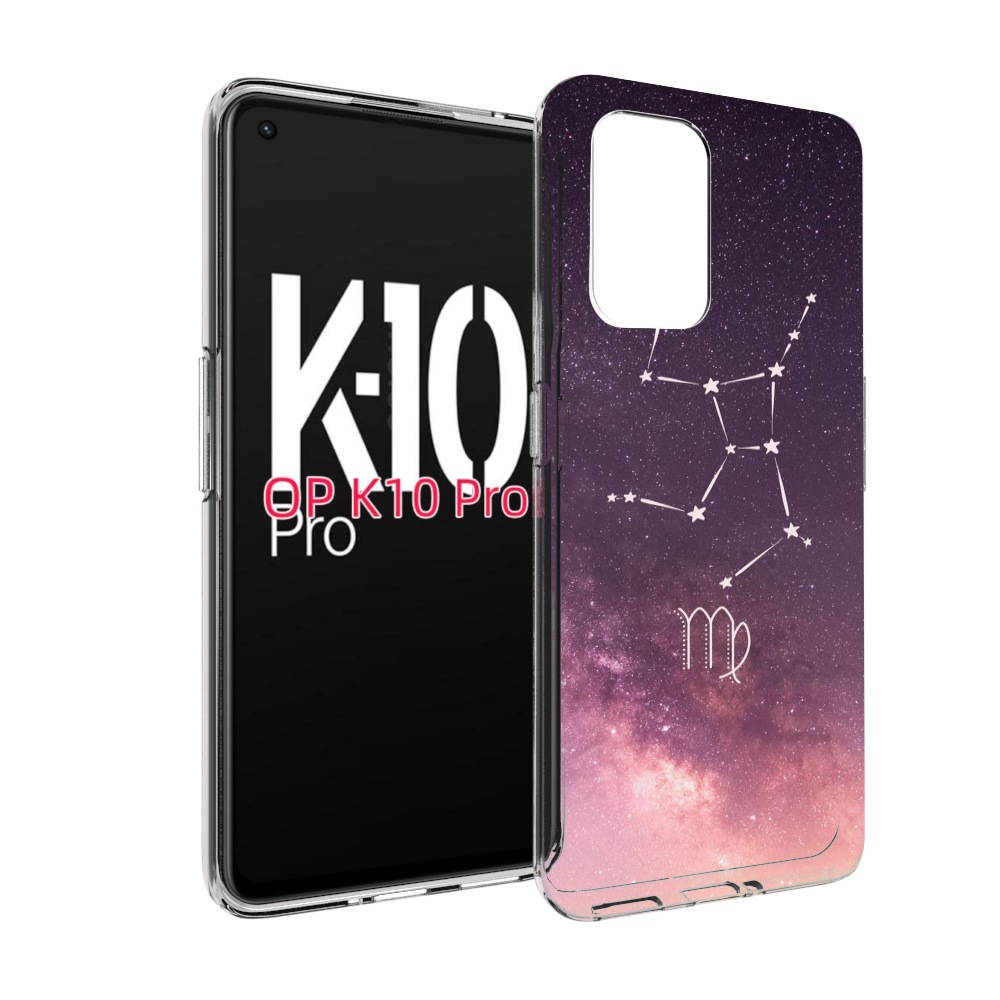 Чехол MyPads знак зодиака дева 4 для OPPO K10 Pro