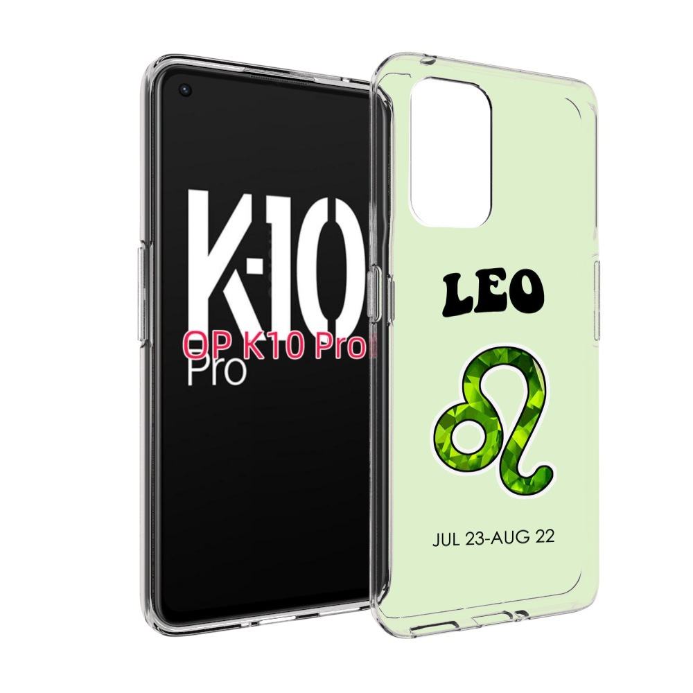 

Чехол MyPads знак зодиака лев 1 для OPPO K10 Pro, Прозрачный, Tocco