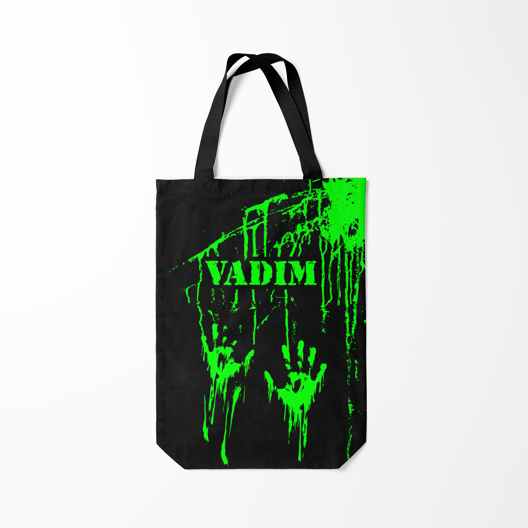 

Сумка шoппер унисекс Burnettie Вадим, зеленый; черный, Вадим