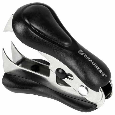 

Антистеплер для скоб № 10 и № 24/6 BRAUBERG ST-100 с фиксатором черный 228578 (4шт)