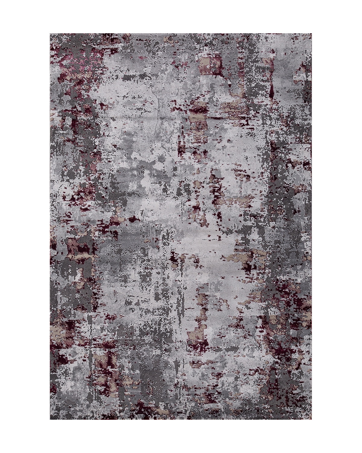 

Ковер Kitroom Plus Majesty 240x340 прямоугольный серый/пурпурный 23319