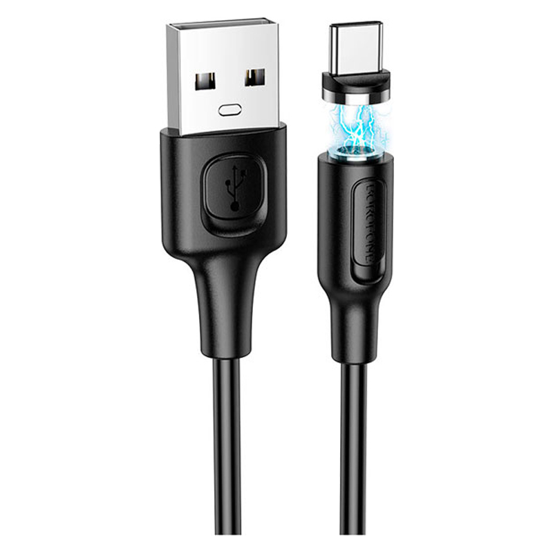 фото Дата-кабель usb универсальный type-c borofone bx41 (черный) basemarket