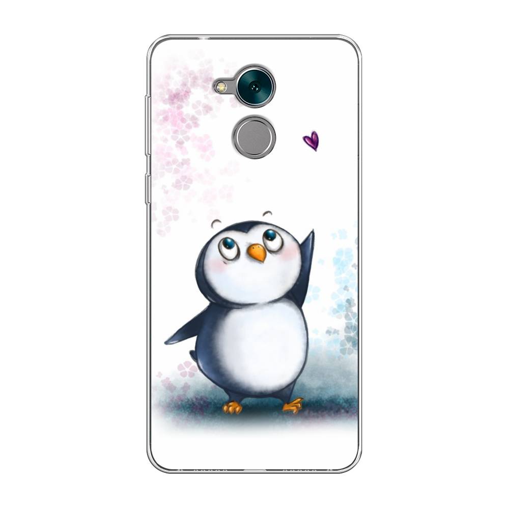 

Чехол Awog на Honor 6C "Пингвин и сердечко", Разноцветный, 62750-1