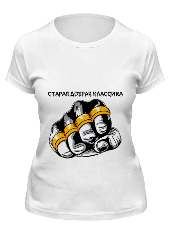 

Футболка женская Printio Старая школа-2 белая L, Белый, Старая школа-2