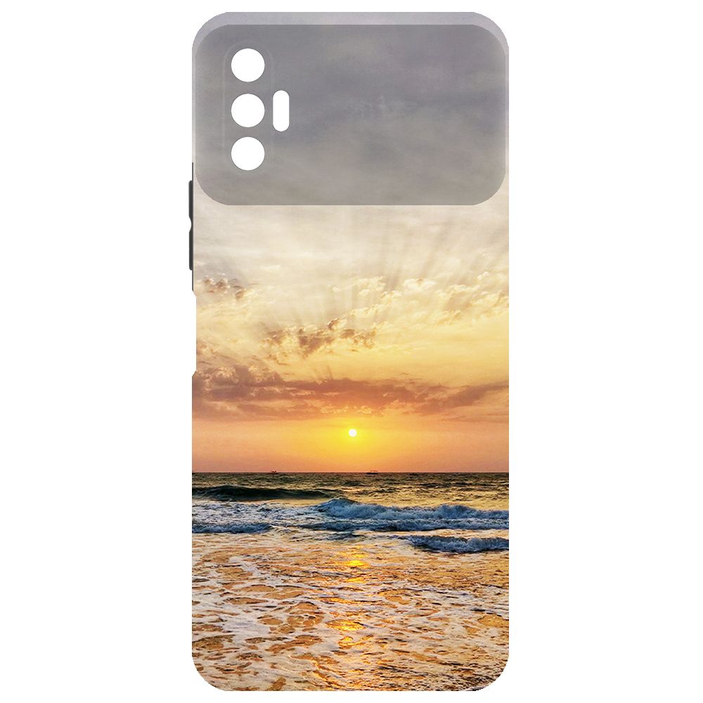 

Чехол-накладка Krutoff Soft Case Индия, Пляжи Гоа для TECNO Spark 8P черный