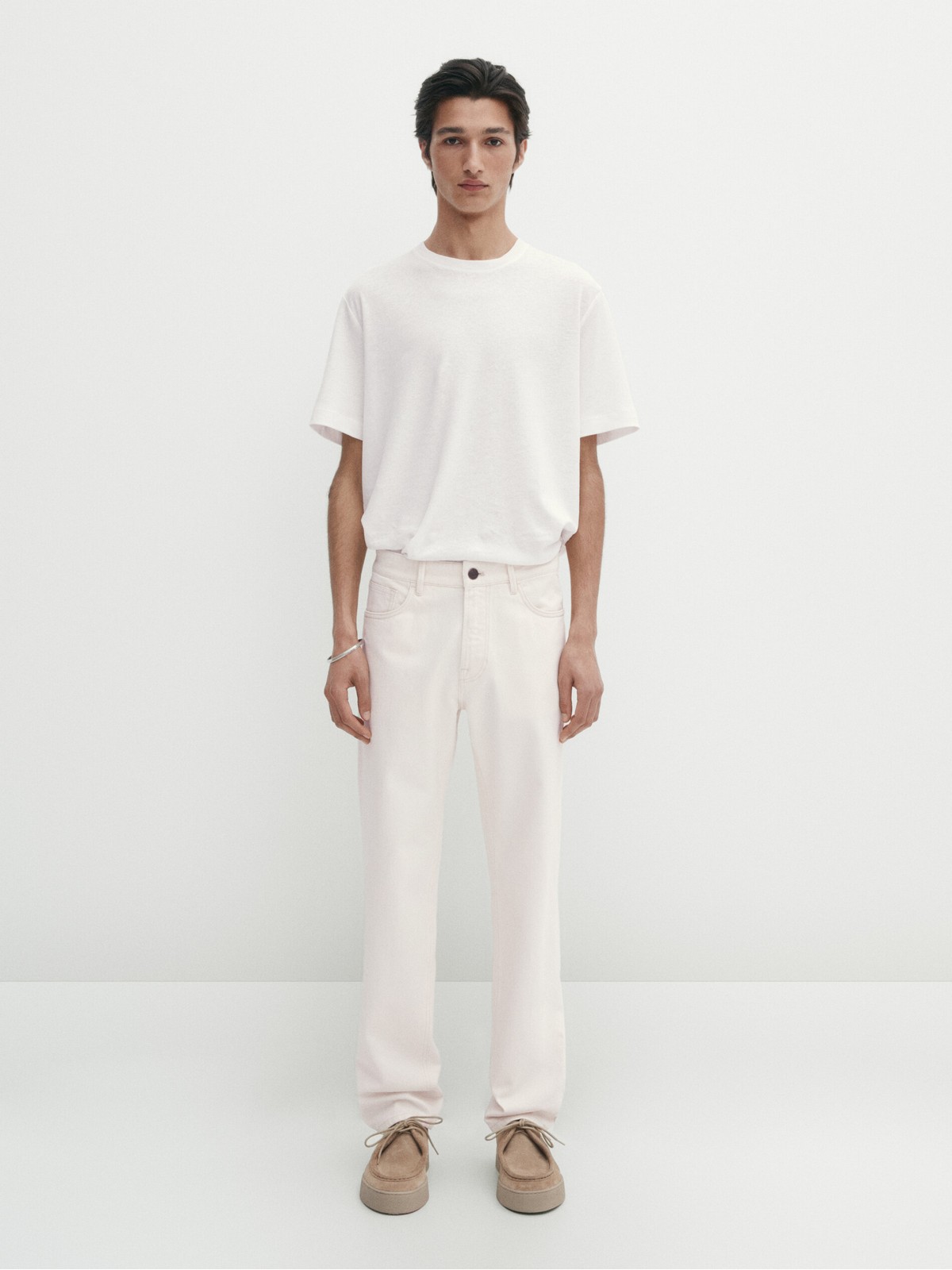 

Джинсы мужские Massimo Dutti 0034/056-I2024 белые 29, Белый, 0034/056-I2024