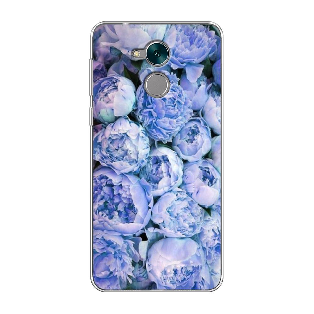

Чехол Awog на Honor 6C "Пионы голубые", Разноцветный, 62750-8