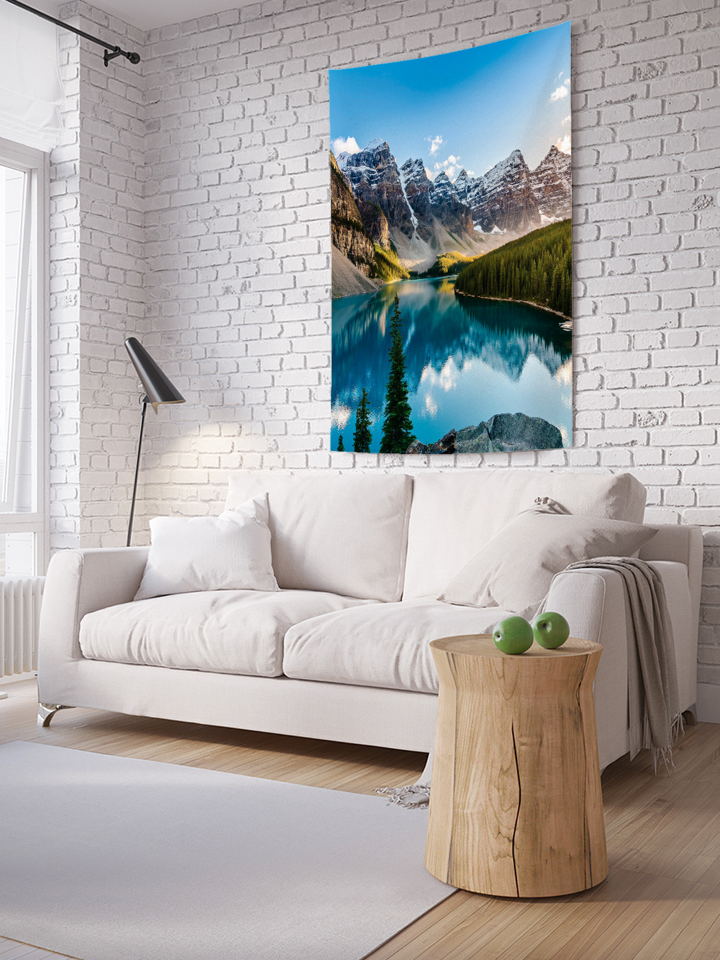 

Вертикальное фотопанно на стену JoyArty Снежные горы 100x150 см, Снежные горы