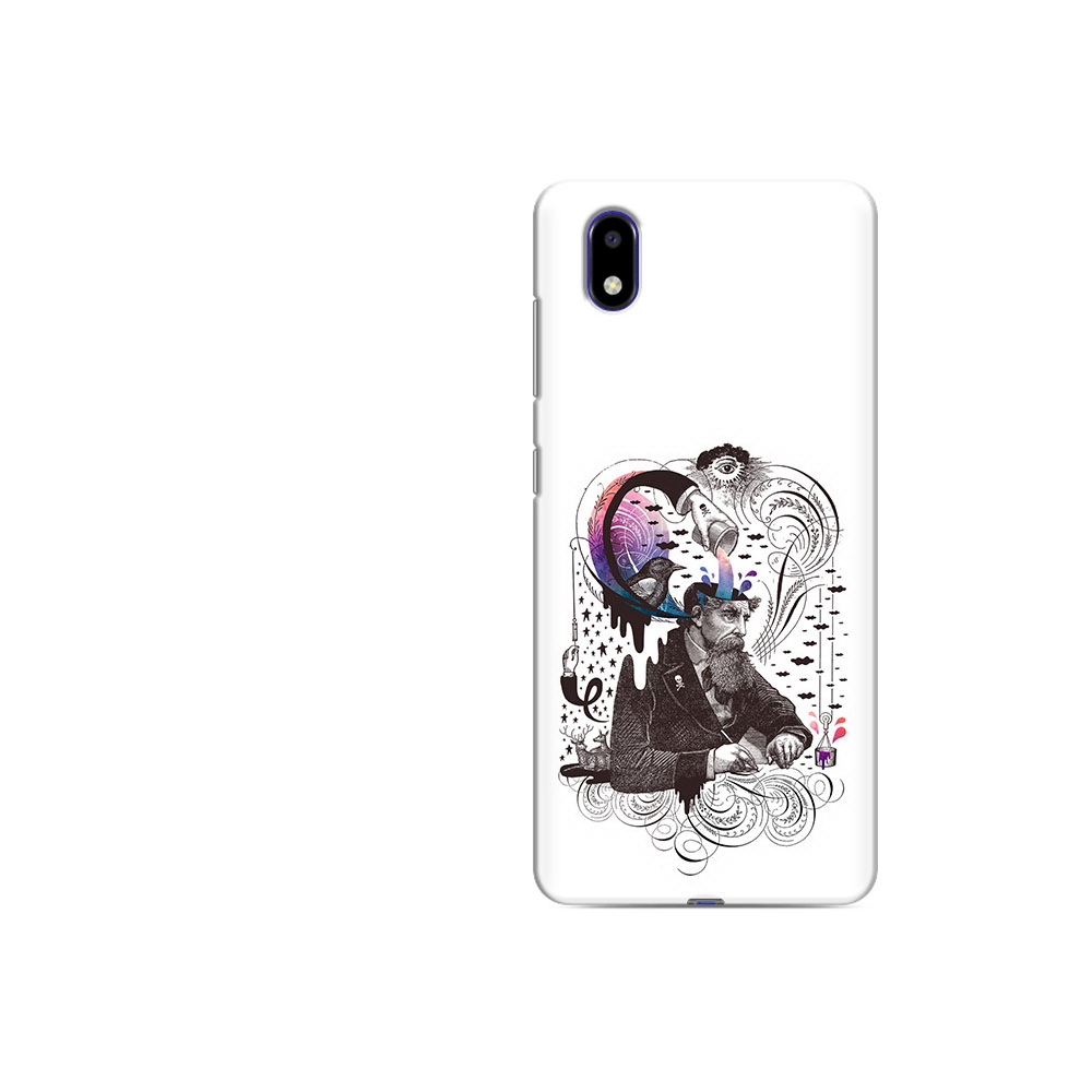 Чехол MyPads Tocco для ZTE Blade A31 Lite абстракция думающий мужчина (PT162823.461.210)