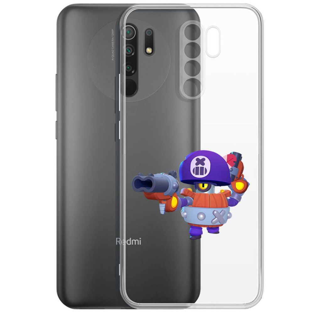 

Чехол-накладка Brawl Stars-Дэррил для Xiaomi Redmi 9