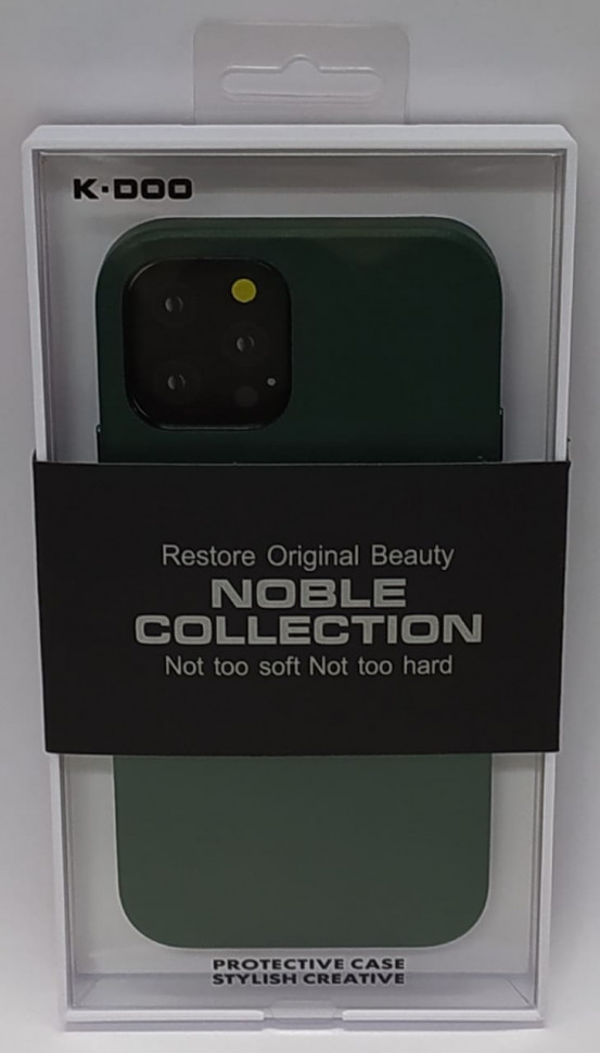 

Накладка для iPhone 12/12 Pro K-Doo Noble кожаная зелёная