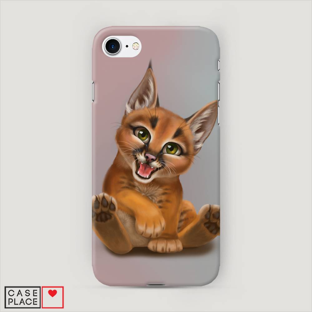 

Пластиковый чехол "Малыш рыси" на Apple iPhone 8, 10820-1