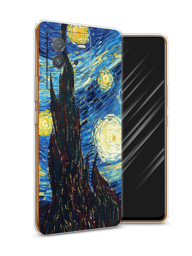

Чехол Awog на Vivo iQOO Neo6 "Ван Гог Звездная ночь", Разноцветный, 266850-9
