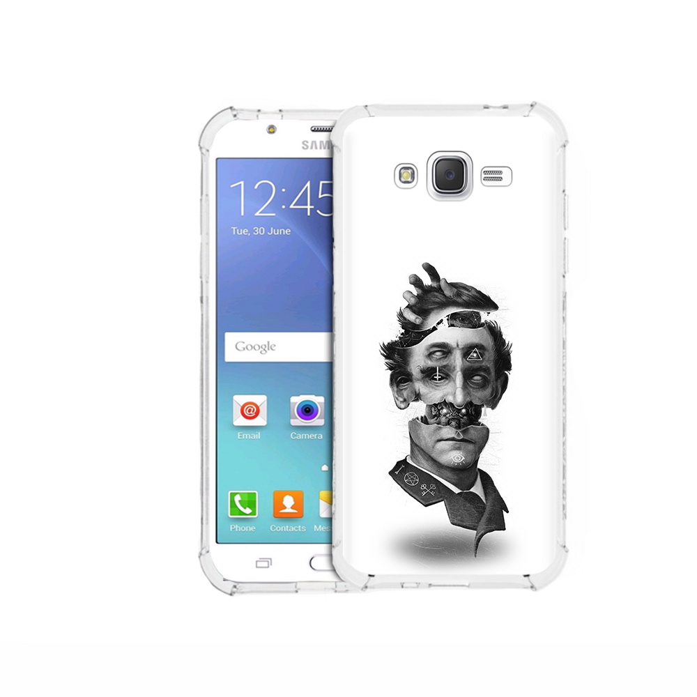 

Чехол MyPads Tocco для Samsung Galaxy J5 (2015) страшное лицо абстракция (PT15272.579.628), Прозрачный, Tocco