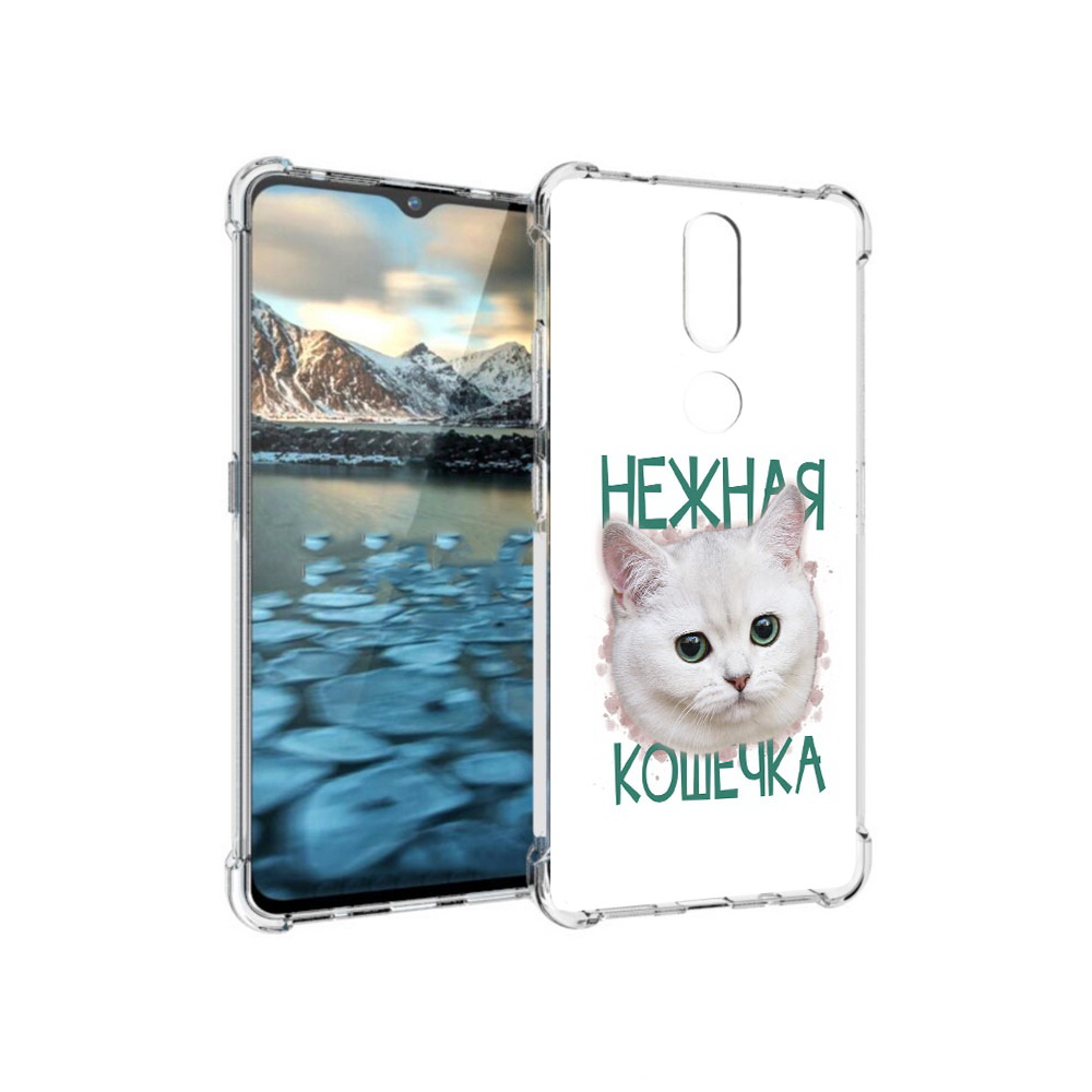 

Чехол MyPads Tocco для Nokia 2.4 нежная кошечка (PT227049.107.520), Прозрачный, Tocco