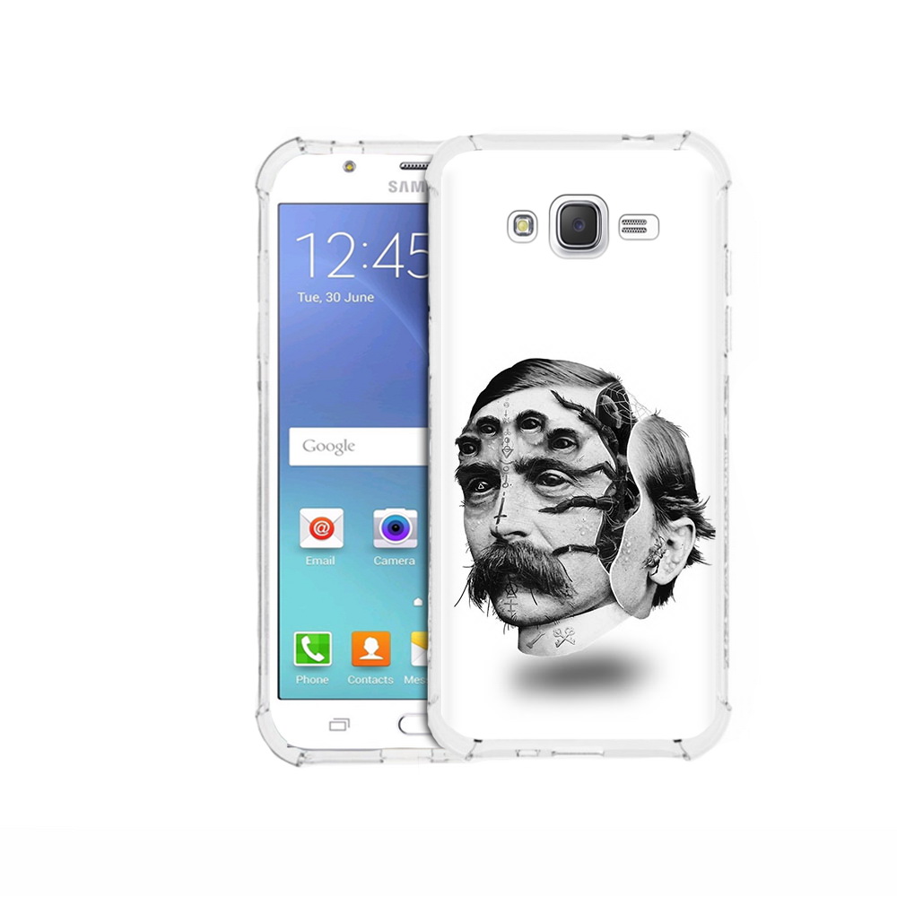 

Чехол MyPads Tocco для Samsung Galaxy J5 (2015) страшное лицо мужчины (PT15272.579.629), Прозрачный, Tocco
