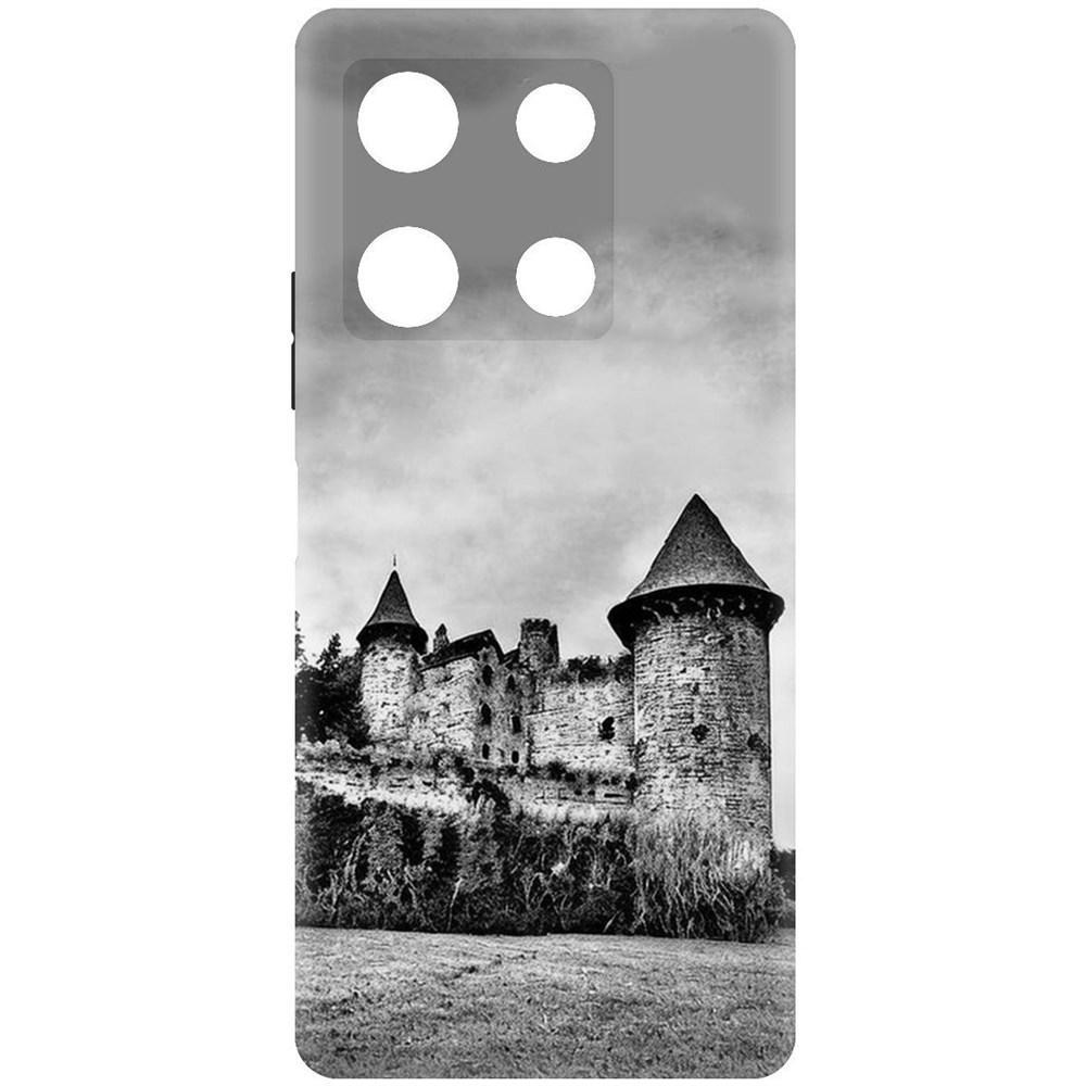 

Чехол-накладка Krutoff Soft Case Старый замок для Infinix Note 30 Pro черный