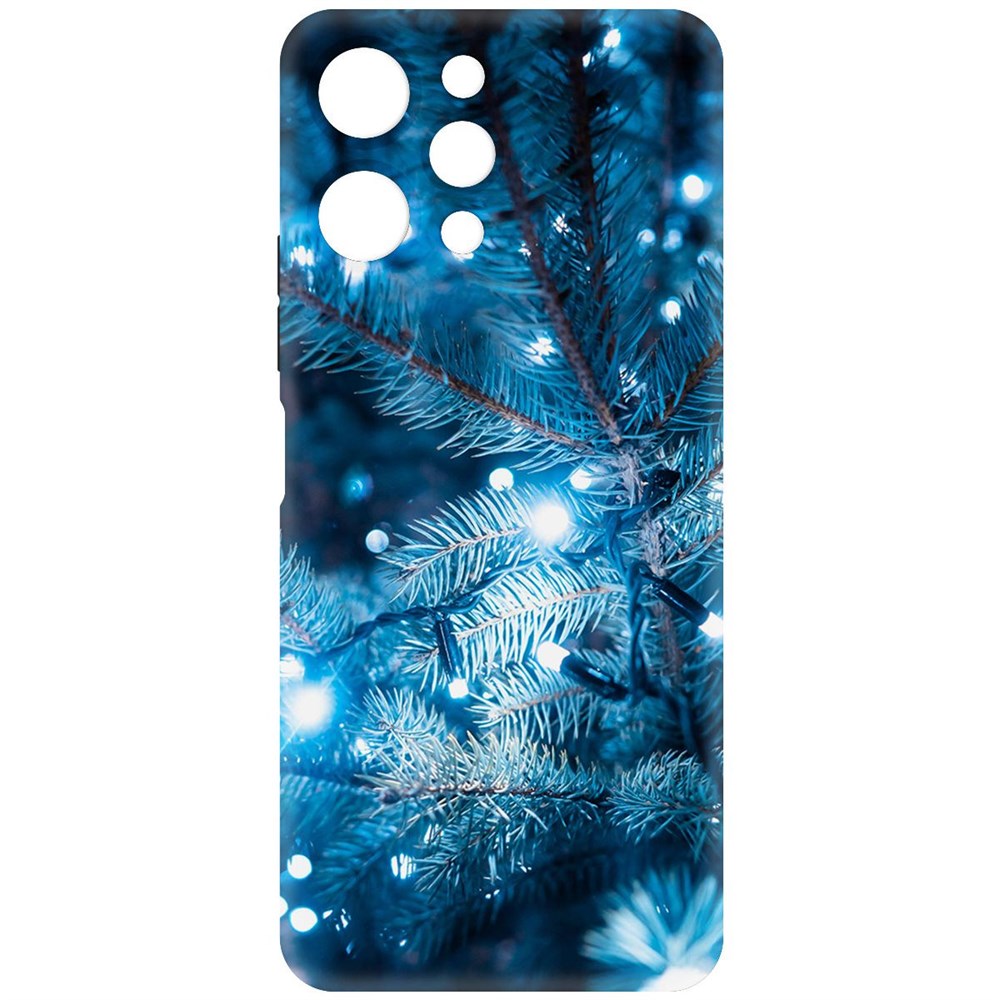 

Чехол-накладка Krutoff Soft Case Гирлянда для Xiaomi Redmi 12 черный