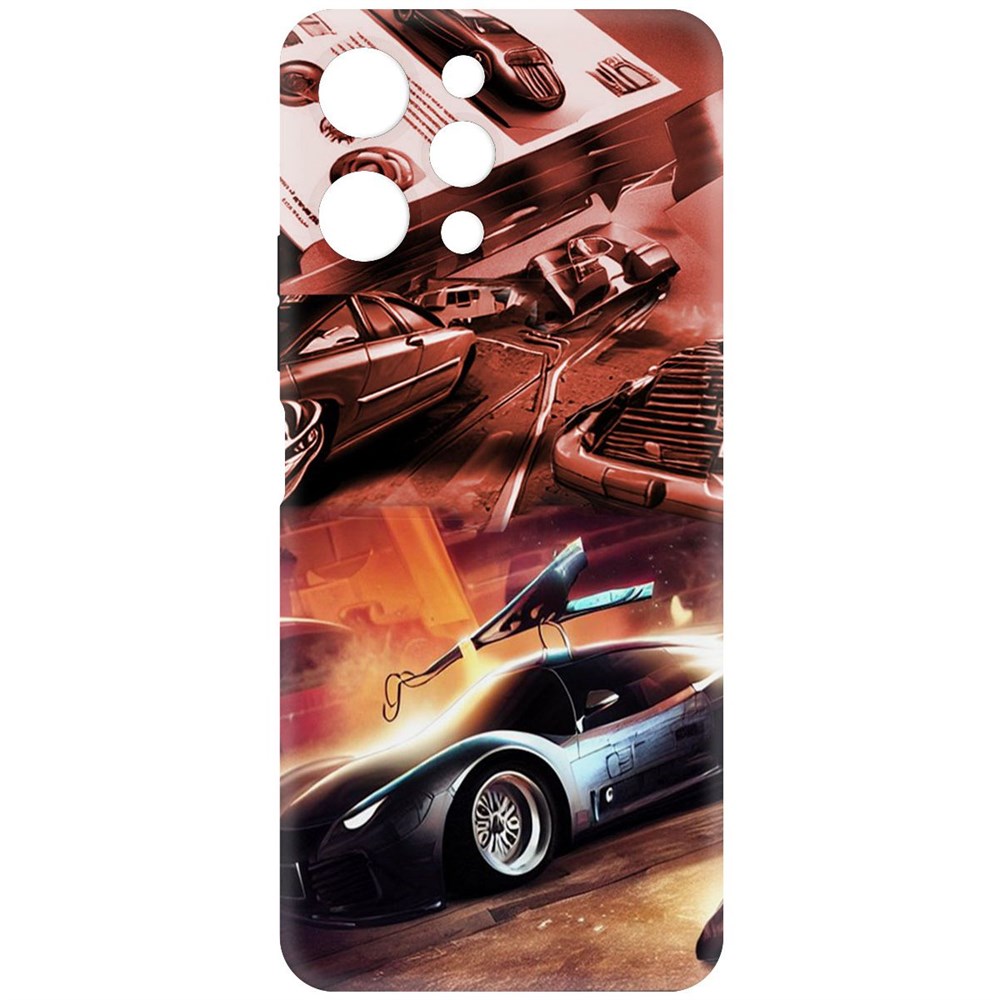 

Чехол-накладка Krutoff Soft Case Автодинамика для Xiaomi Redmi 12 черный