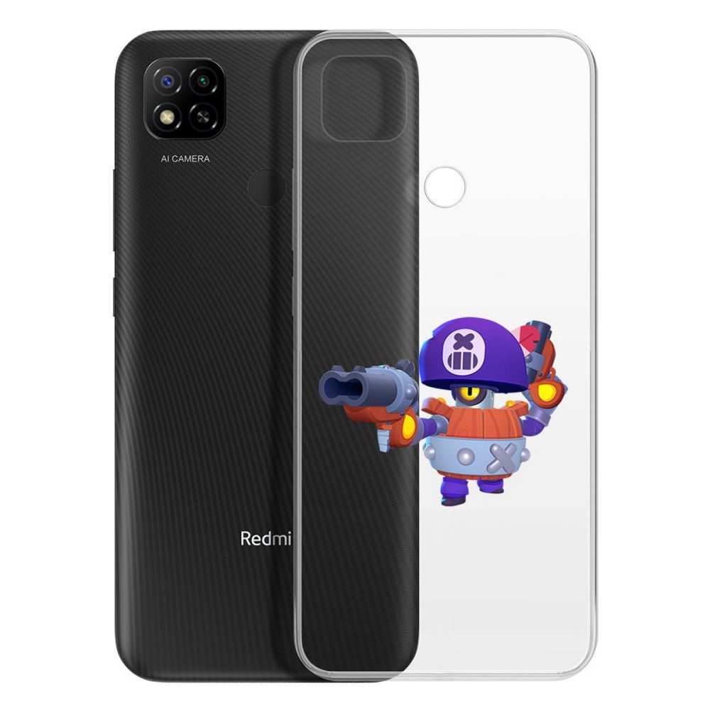 

Чехол-накладка Brawl Stars-Дэррил для Xiaomi Redmi 9C