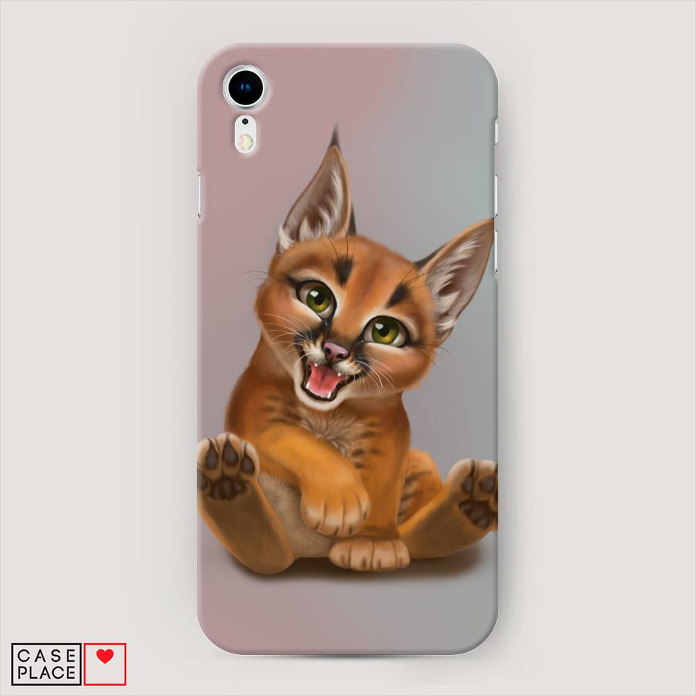 

Пластиковый чехол "Малыш рыси" на Apple iPhone XR (10R), 12020-1