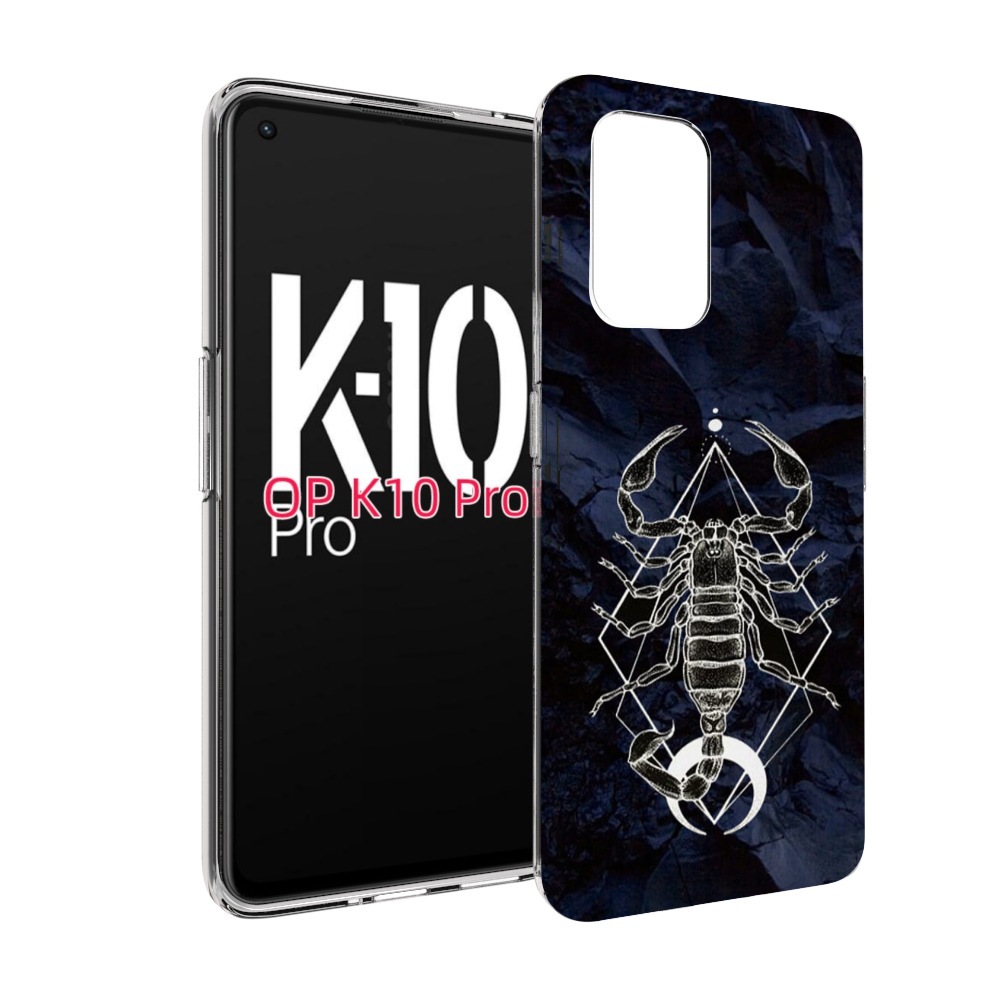 

Чехол MyPads знак зодиака скорпион 3 для OPPO K10 Pro, Прозрачный, Tocco