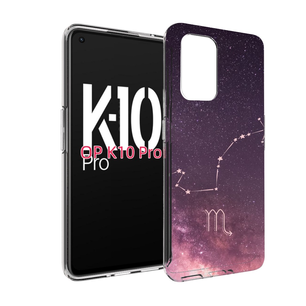 

Чехол MyPads знак зодиака скорпион 4 для OPPO K10 Pro, Прозрачный, Tocco