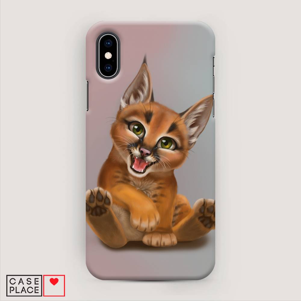 

Пластиковый чехол "Малыш рыси" на Apple iPhone XS (10S), 11820-1