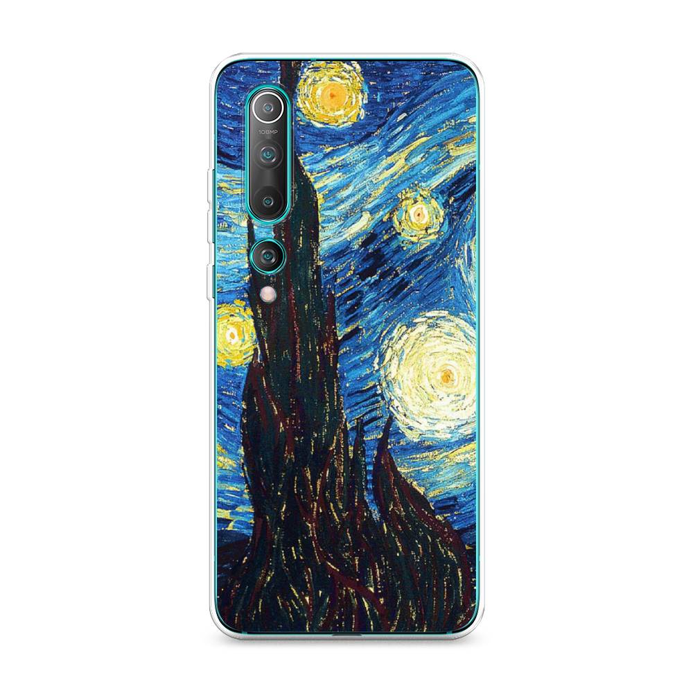 

Чехол Awog на Xiaomi Mi 10 Pro "Ван Гог Звездная ночь", Разноцветный, 37850-9