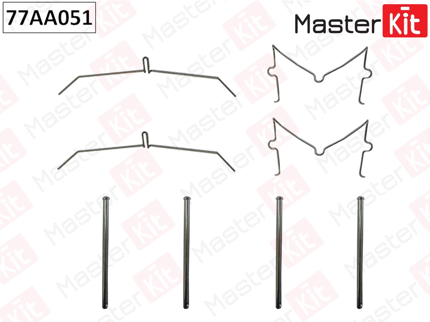 

Комплект Установочный Тормозных Колодок Toyota Land Cruiser 200 07- MasterKit 77AA051