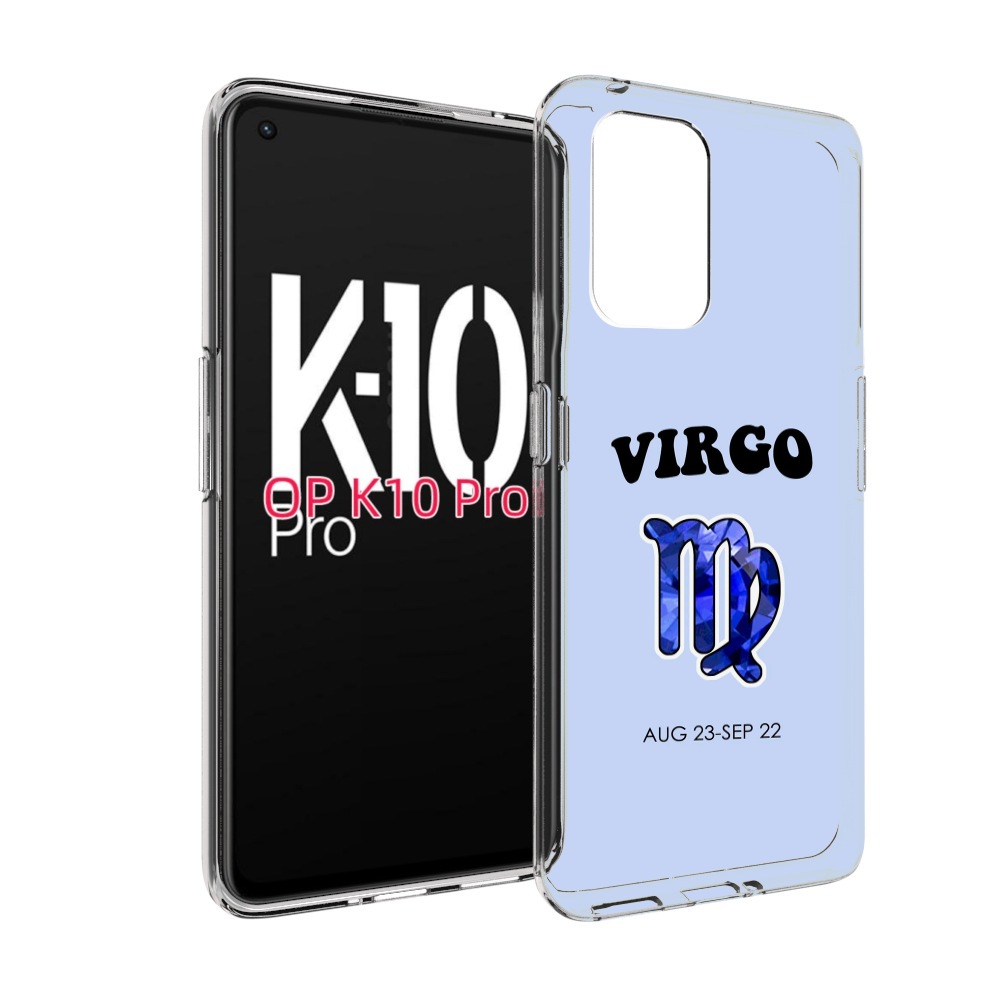 

Чехол MyPads знак-зодиака-дева-1 для OPPO K10 Pro, Прозрачный, Tocco