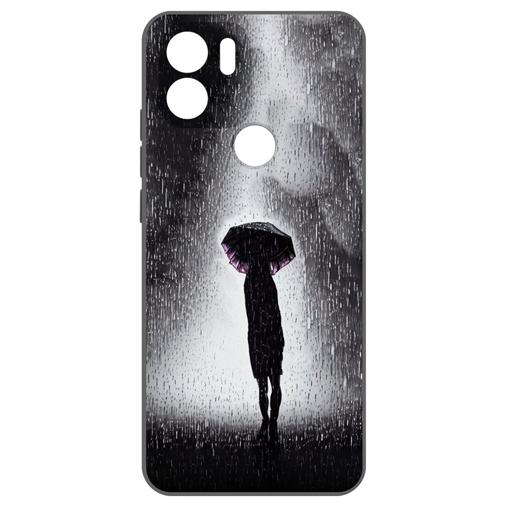

Чехол-накладка Krutoff Soft Case Ночная крипота для Poco C51 черный