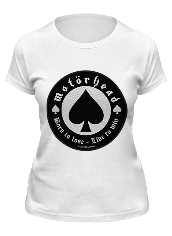 

Футболка женская Printio Motorhead белая S, Белый, Motorhead