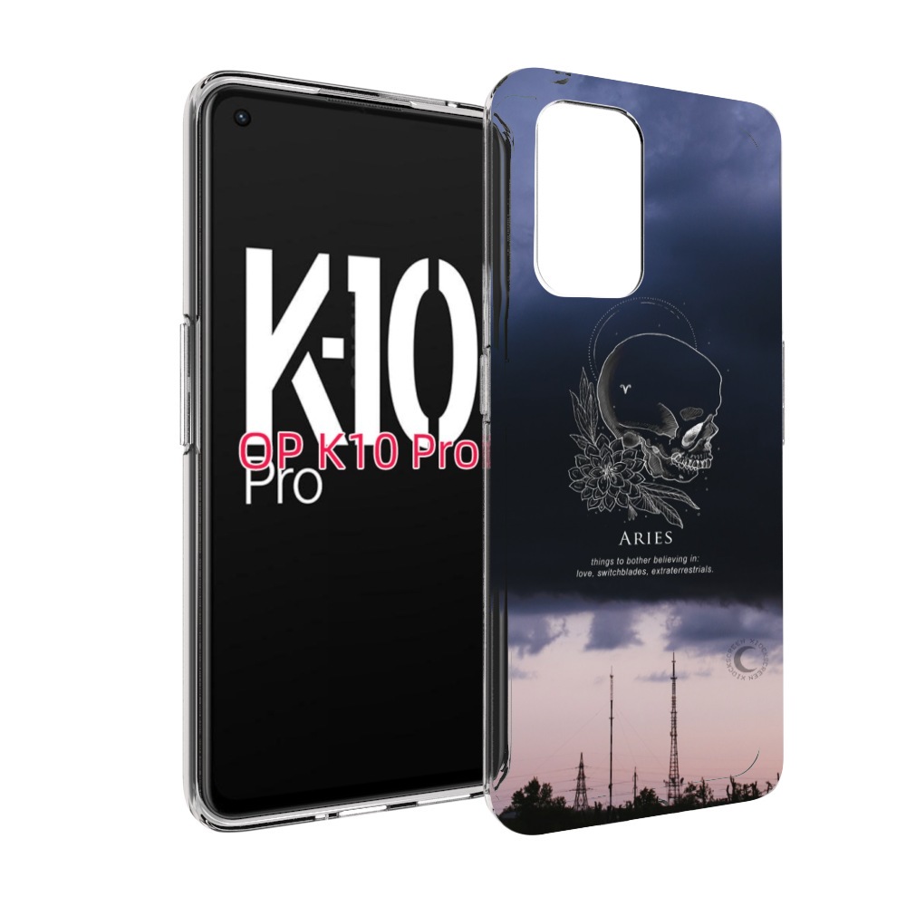 

Чехол MyPads знак-зодиака-овен-4 для OPPO K10 Pro, Прозрачный, Tocco