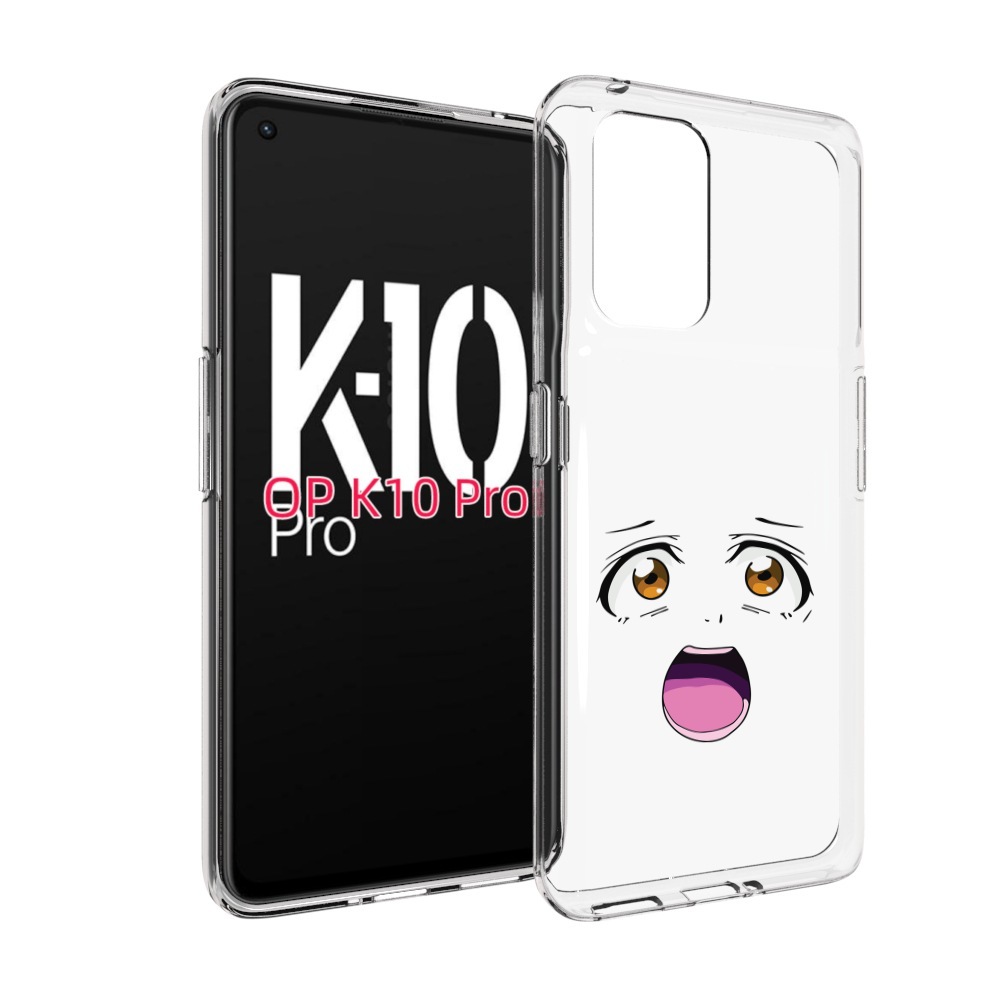 

Чехол MyPads аниме лицао для OPPO K10 Pro, Прозрачный, Tocco