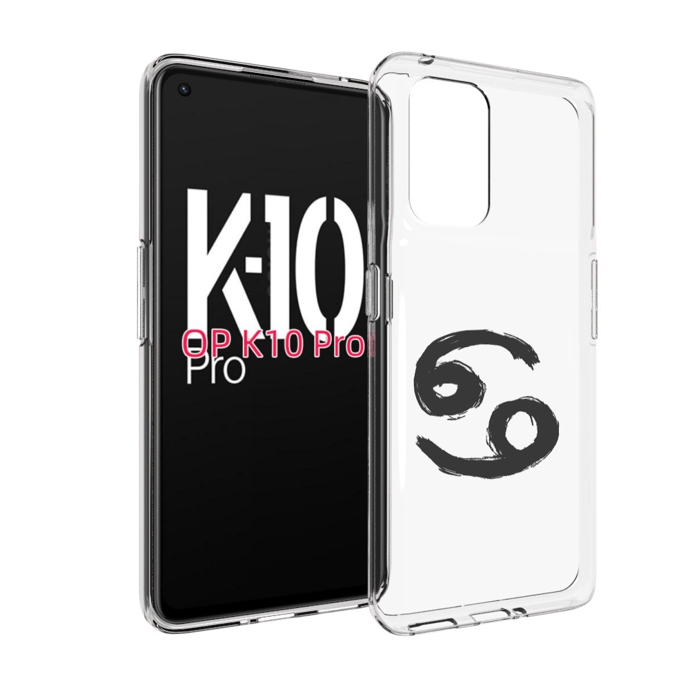

Чехол MyPads знак-зодиака-рак-6 для OPPO K10 Pro, Прозрачный, Tocco