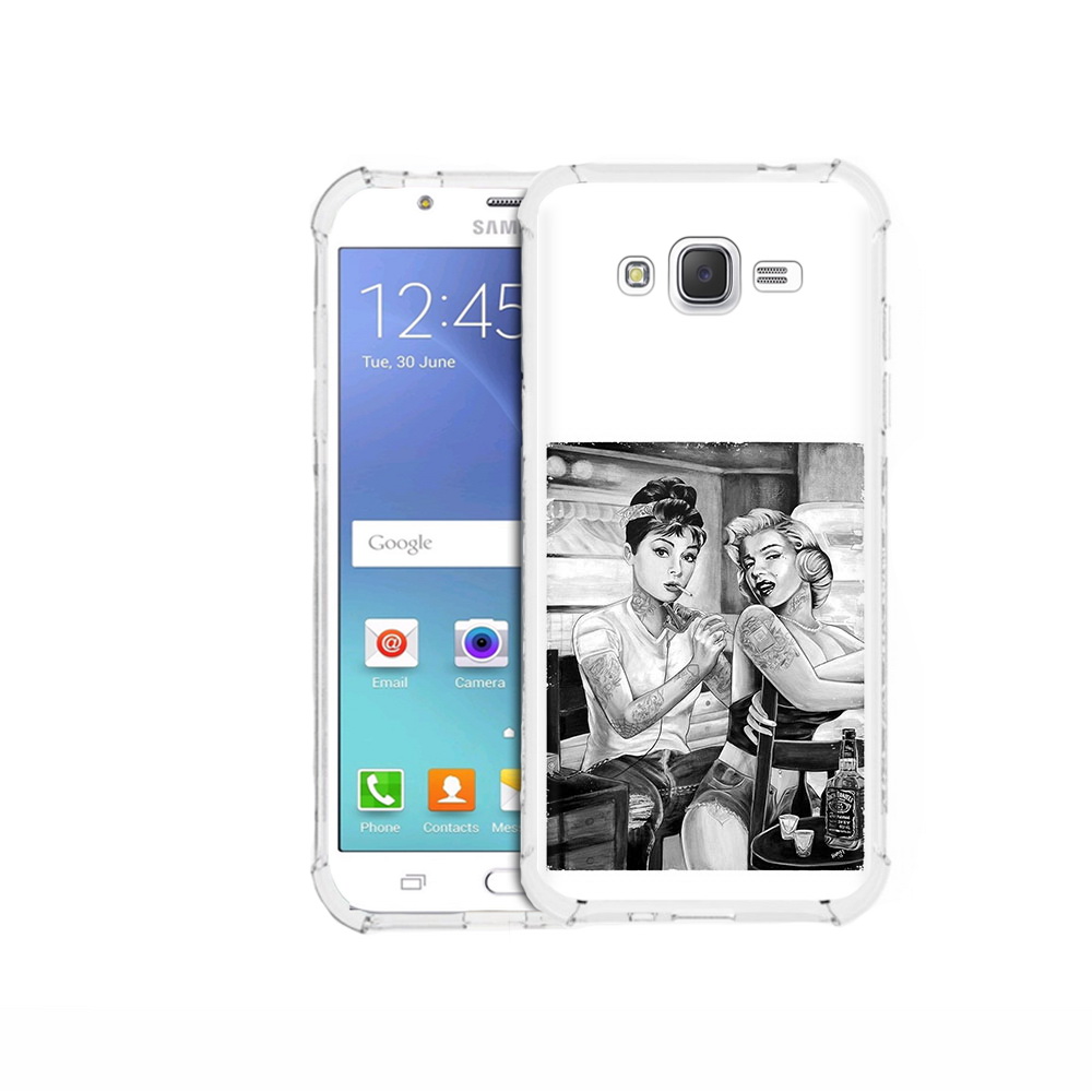 

Чехол MyPads Tocco для Samsung Galaxy J5 (2015) тату мастер (PT15272.579.637), Прозрачный, Tocco