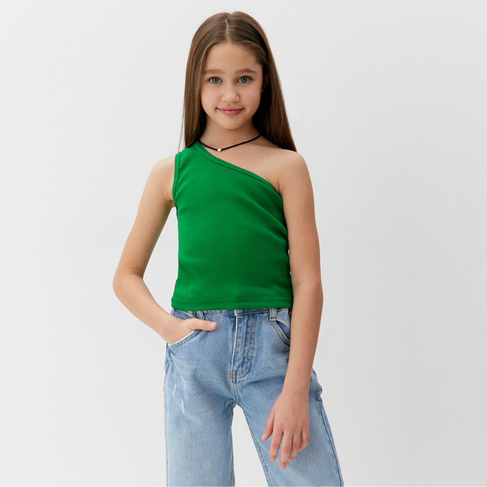 Топ детский MINAKU Basic Line KIDS, Зеленый, 128