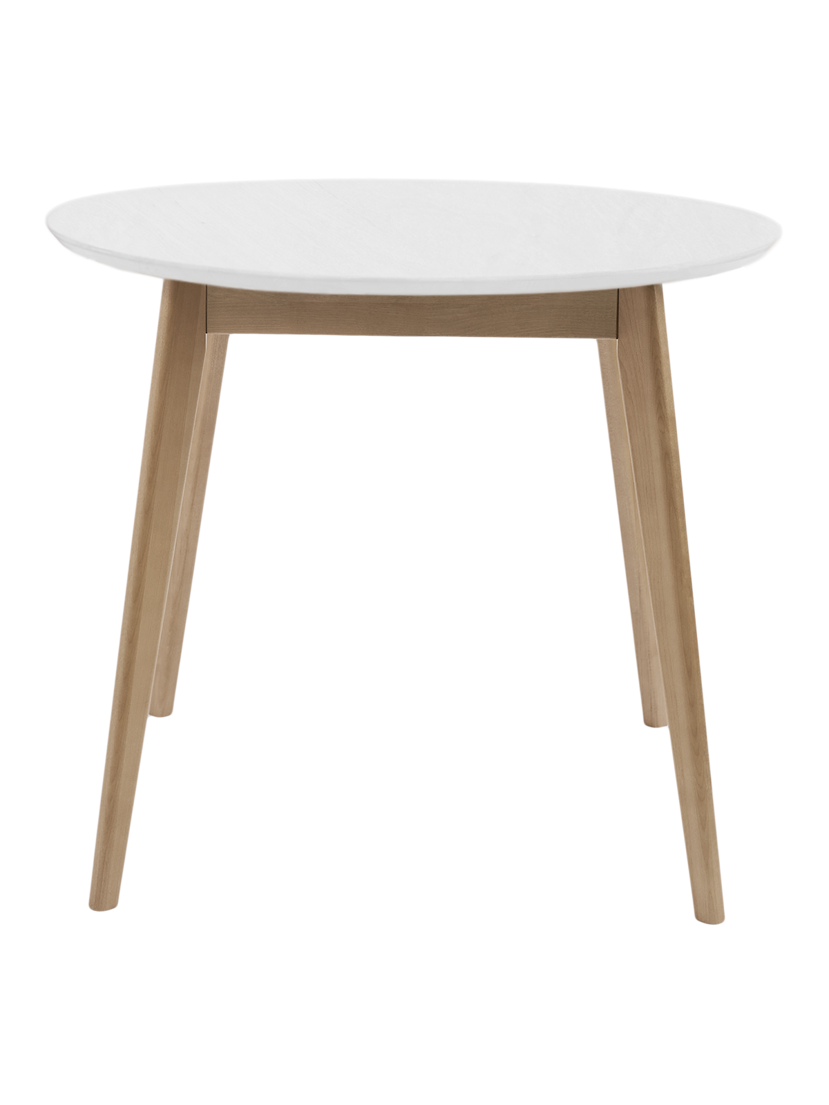 Стол обеденный Daiva casa Орион classic 94x94 см круглый, дуб золотой/белая эмаль