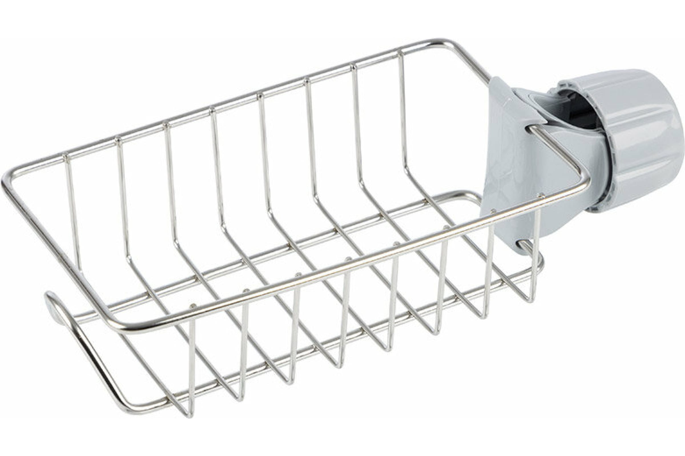 Держатель регулируемый для мыла, губки на кран, 23,5*10,5*5,5 см (металл)