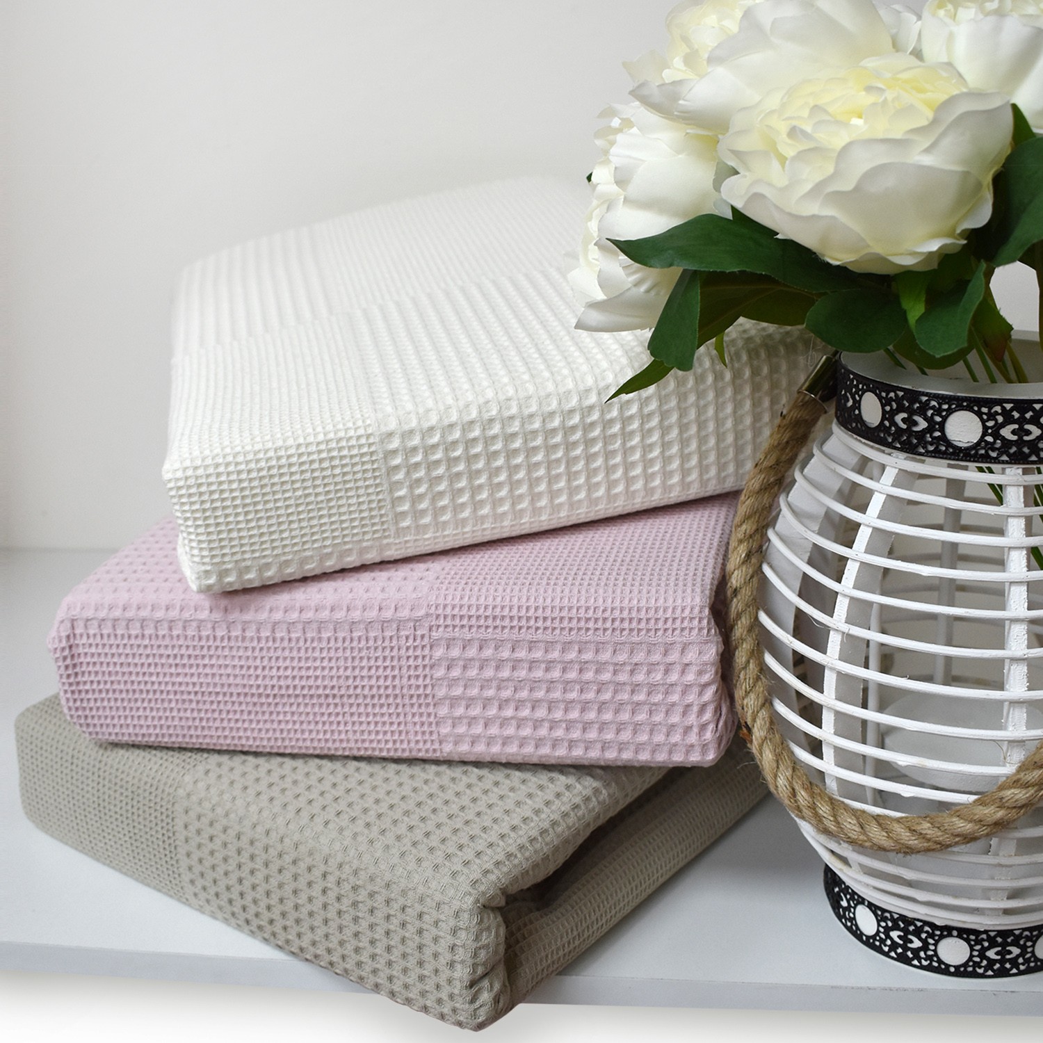 

Tana Home Collection ПИКЕ 200*230 бежевое покрывало
