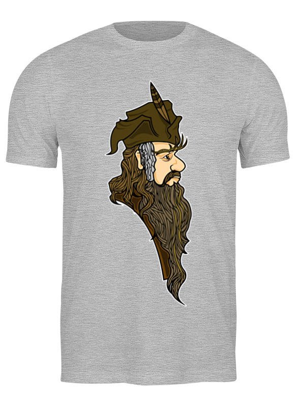 

Футболка мужская Printio Радагаст карий (radagast the brown) серая S, Серый, Радагаст карий (radagast the brown)