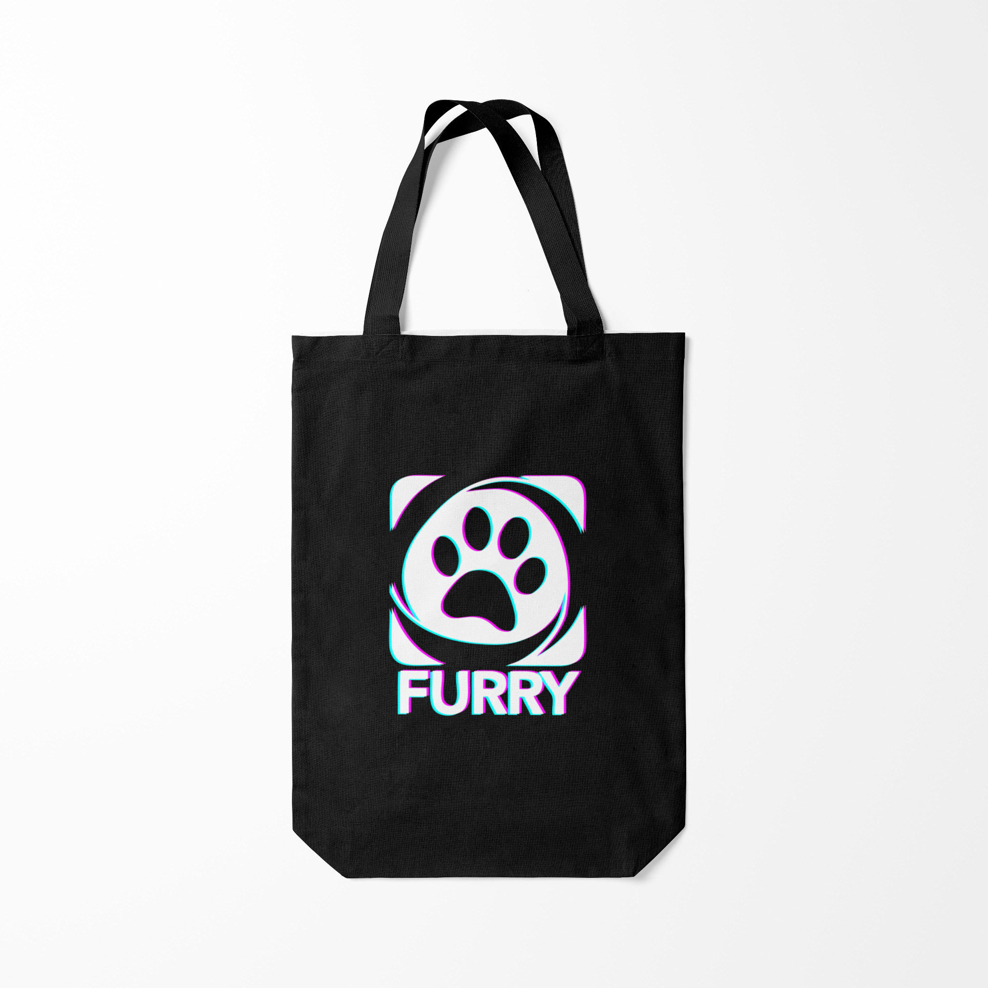 

Сумка шoппер унисекс Burnettie Furry, черный, Furry