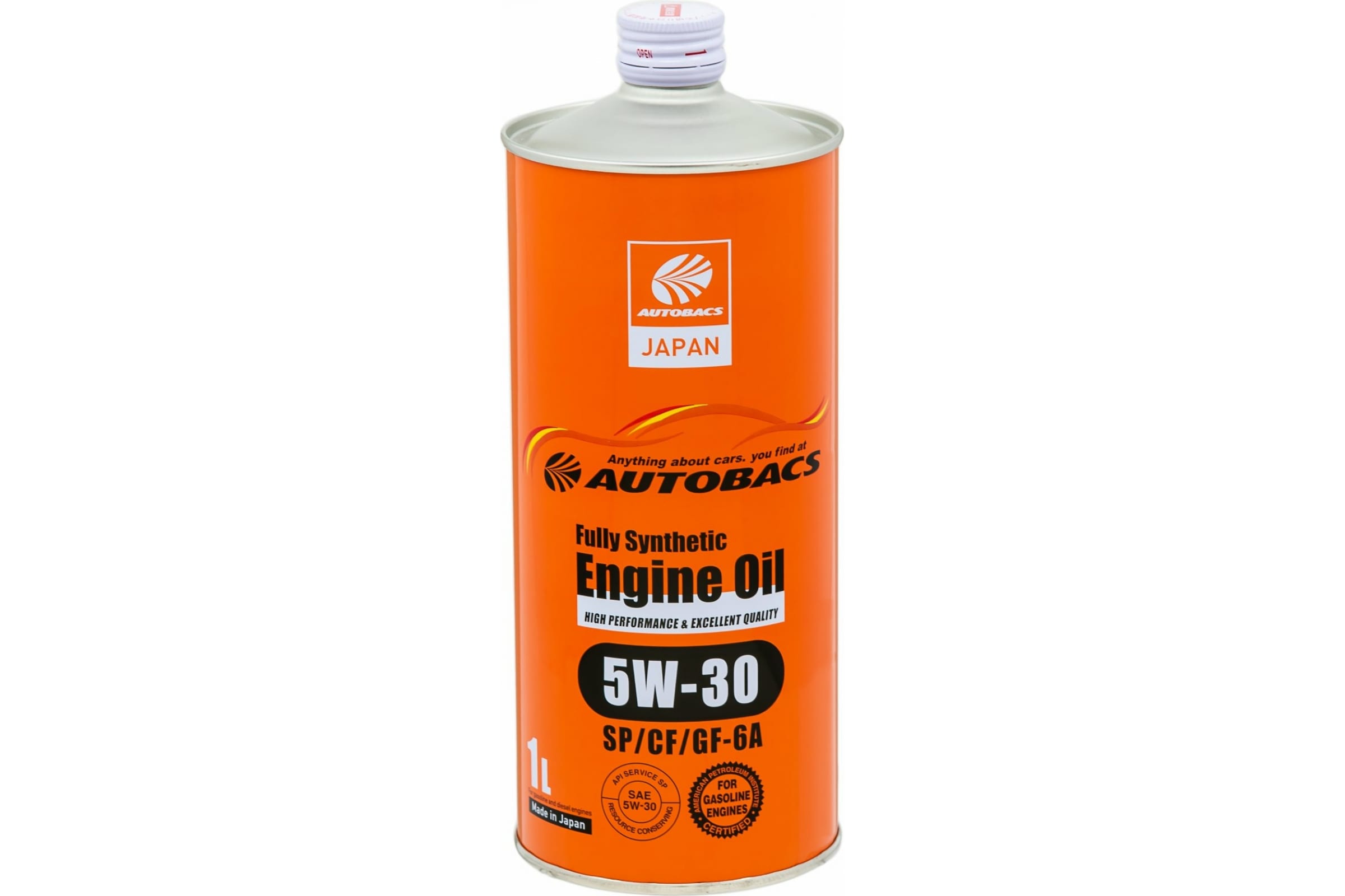 Моторное масло AUTOBACS 5/30 Synthetic синтетическое Sp/Gf-6 1л