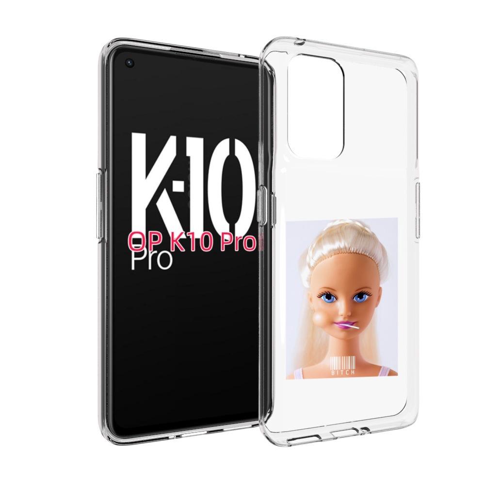 

Чехол MyPads барби для OPPO K10 Pro, Прозрачный, Tocco