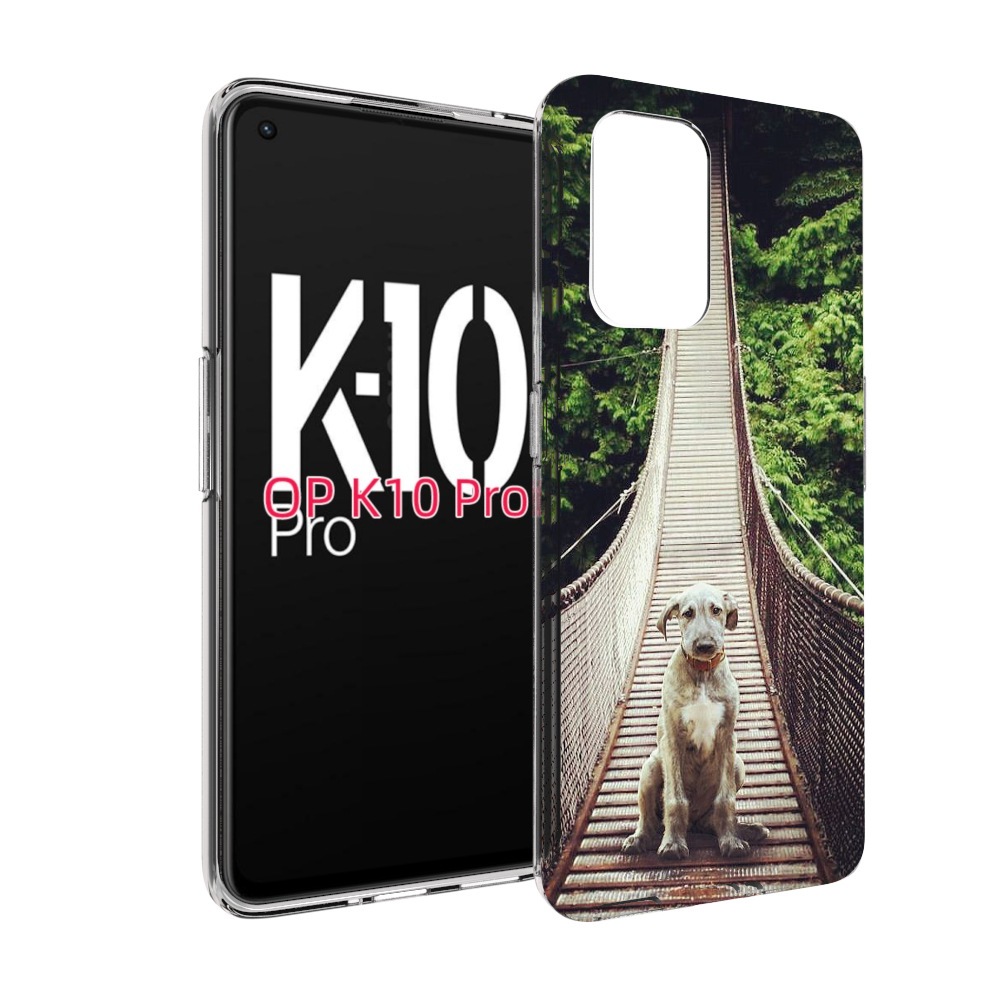 

Чехол MyPads ирландскии волкодав для OPPO K10 Pro, Прозрачный, Tocco