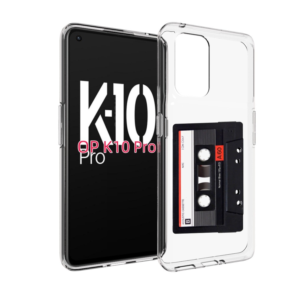 

Чехол MyPads касета для OPPO K10 Pro, Прозрачный, Tocco