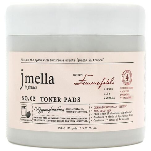 Тонер-пэды Femme Fatale Toner Jmella In France Toner Pads 150мл 70шт