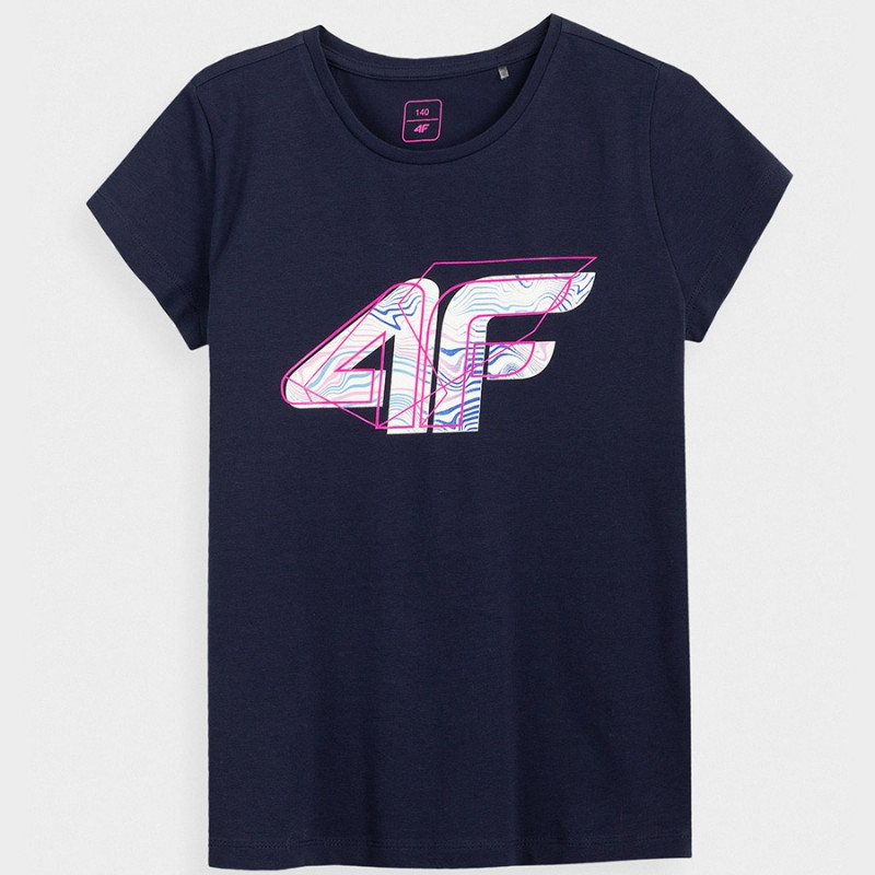 фото Футболка 4f girl's t-shirts hjz21-jtsd003-30s цв.синий р. 146