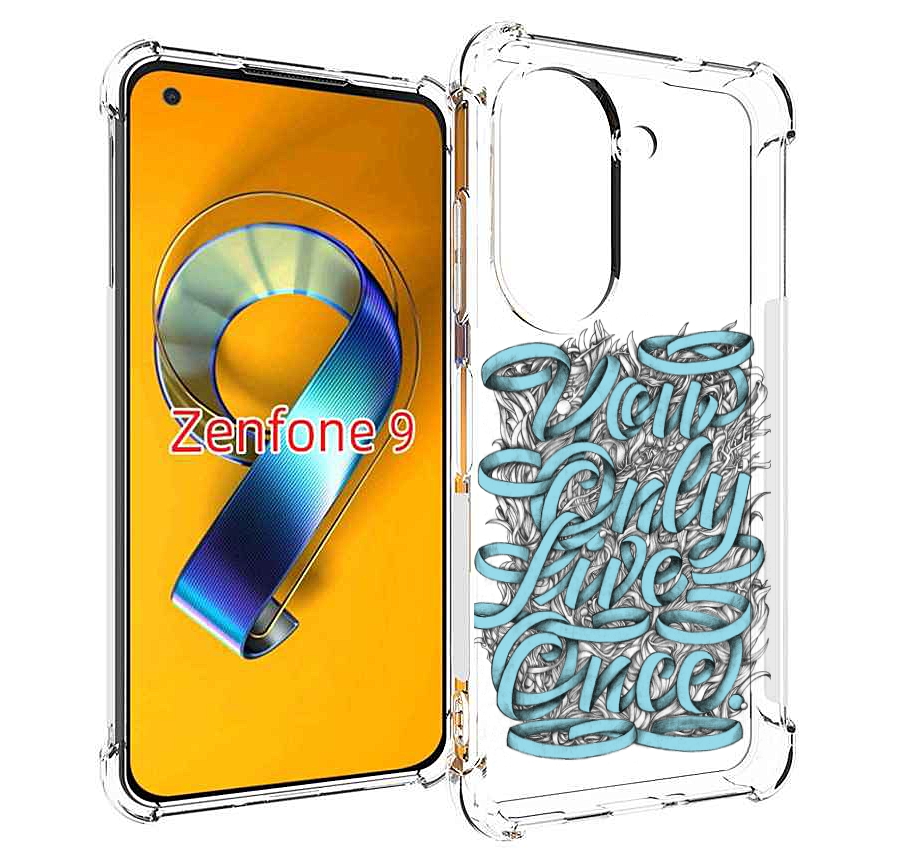 

Чехол MyPads слова из ленты абстракция для Asus Zenfone 9 (AI2202), Прозрачный, Tocco
